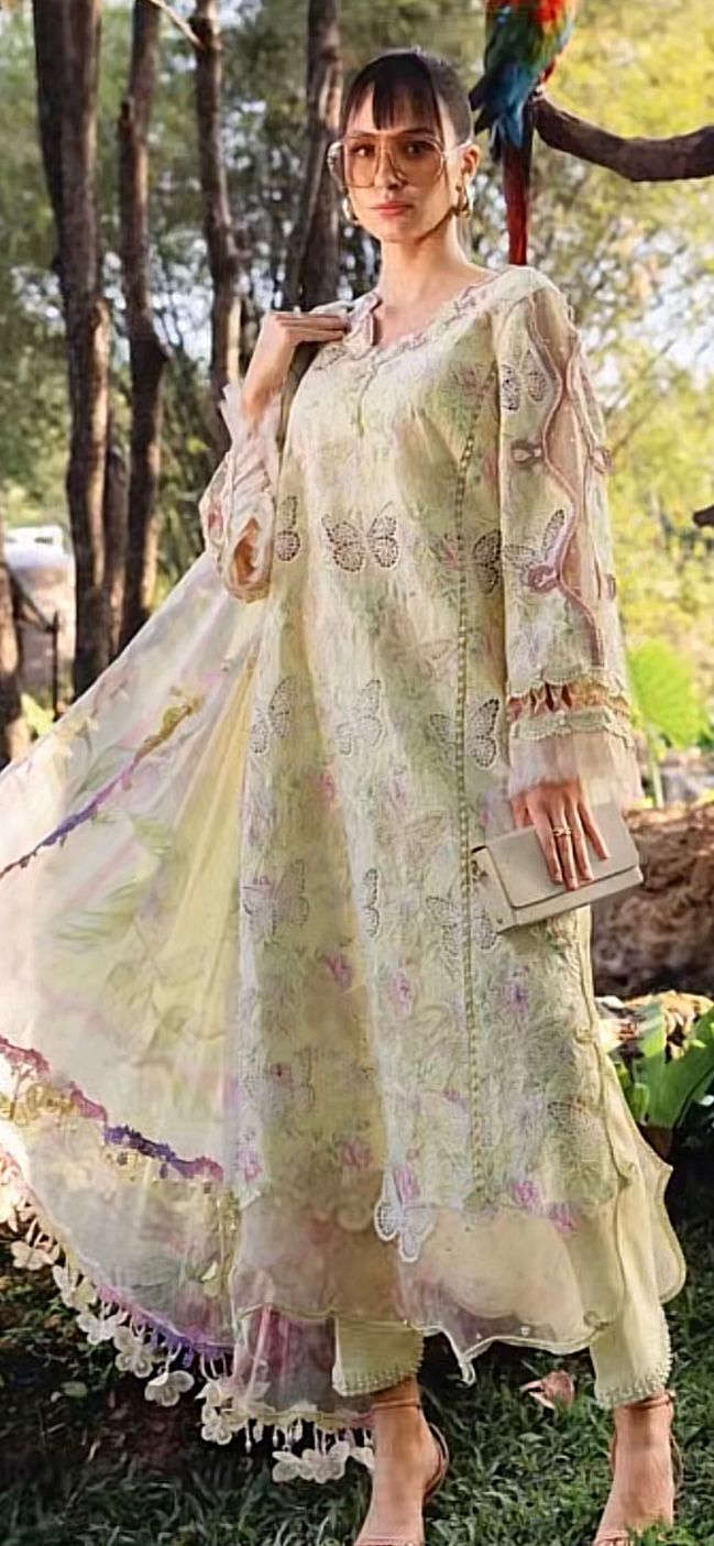 Anaya noor Luxury Embroided Lawn